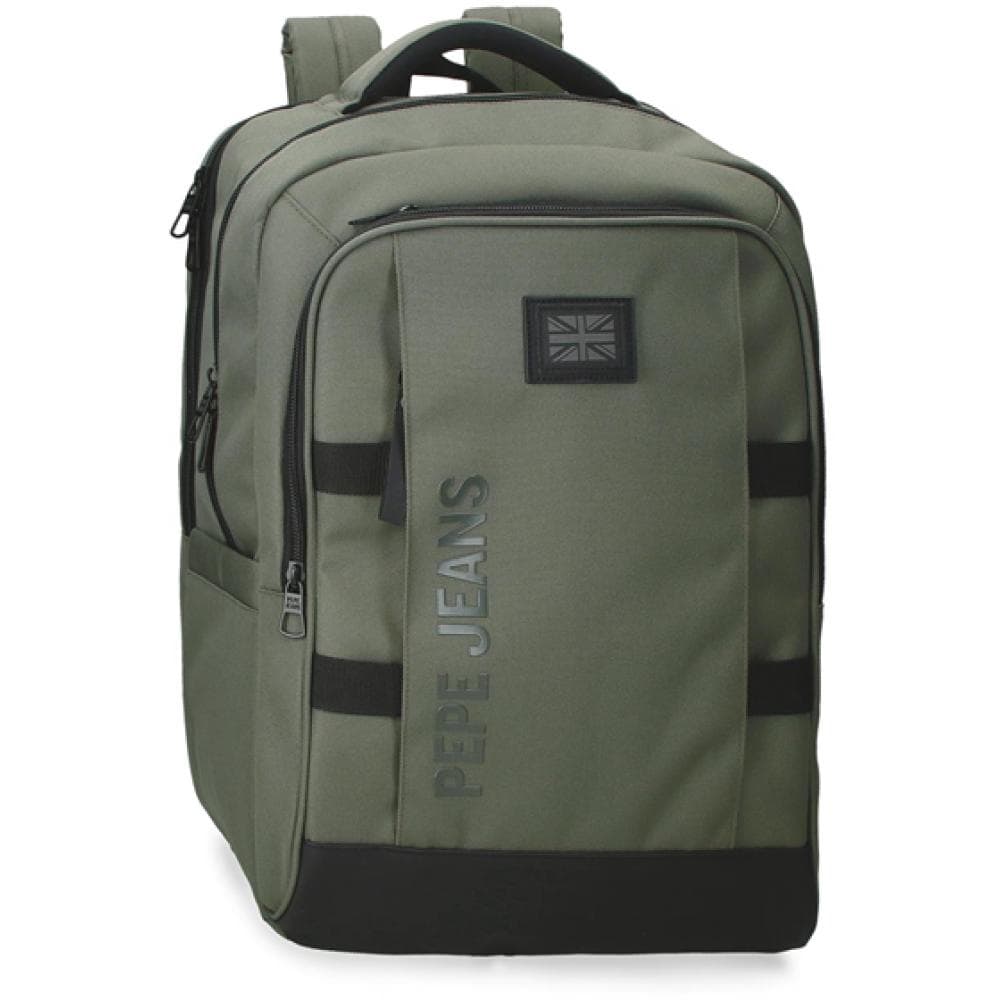 Ranac 44cm sa pregradama za laptop i tablet Pepe Jeans Matlock khaki 73127