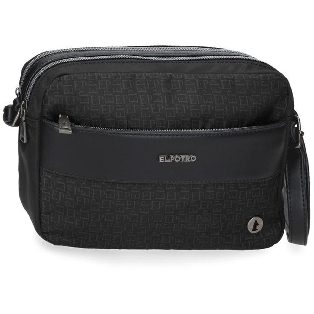 Ženska torba 25cm sa dve pregrade El Potro Luna black 53653