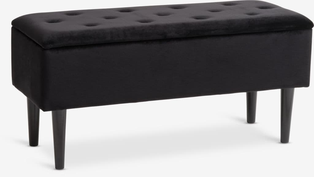 Klupa Tabure Sa Prostorom za odlaganje Sonur Black