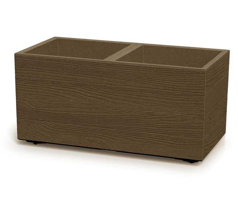 Prosperplast Saksija sa skrivenim točkićima Madera Natur 60x30cm