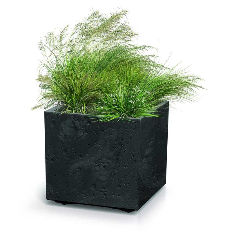 Saksija sa točkićima Prosperlplast Sierra 30x30cm Antracit