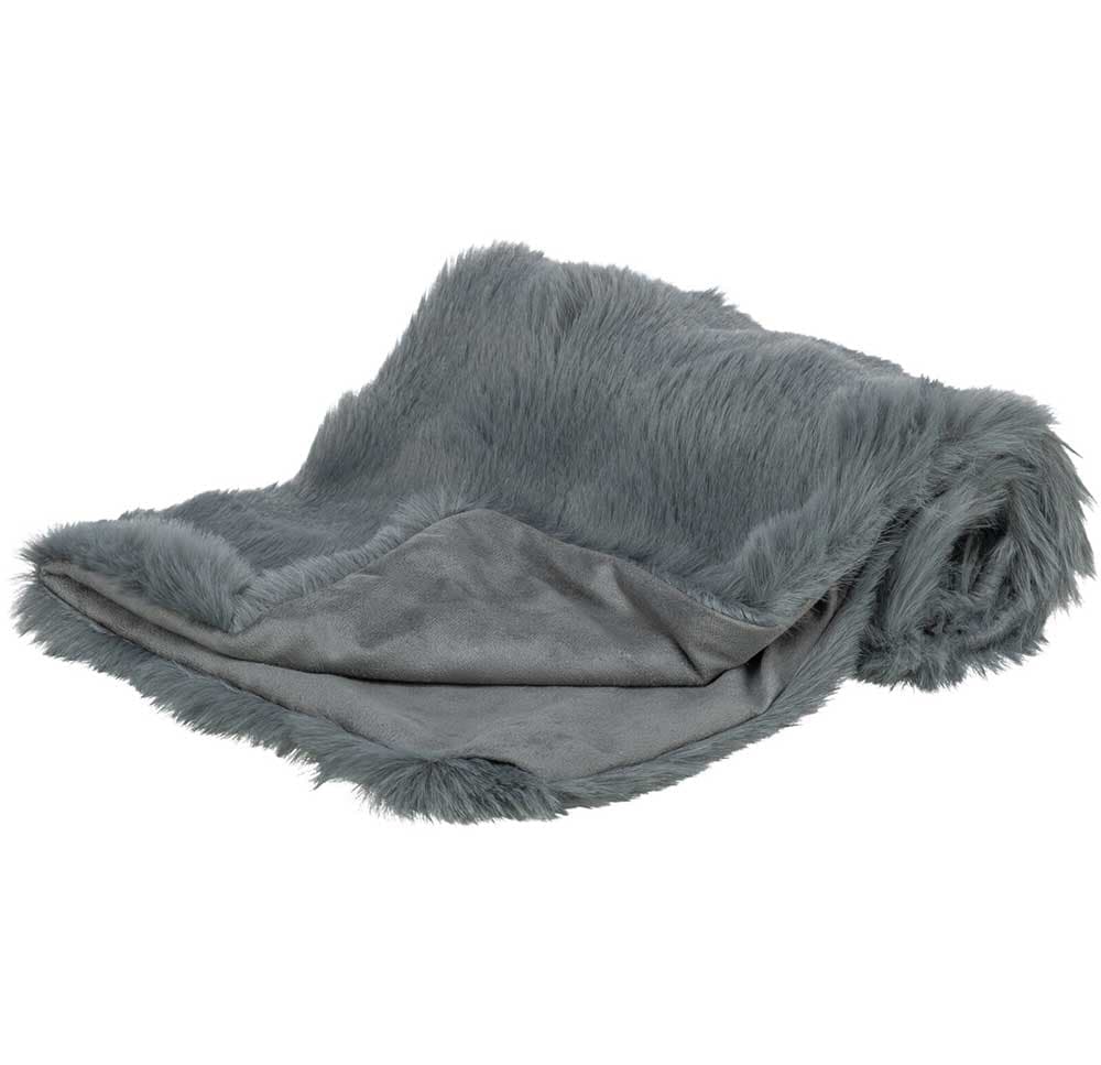 Ćebe za pse i mačke 100x70cm Elli dark grey Trixie 374114