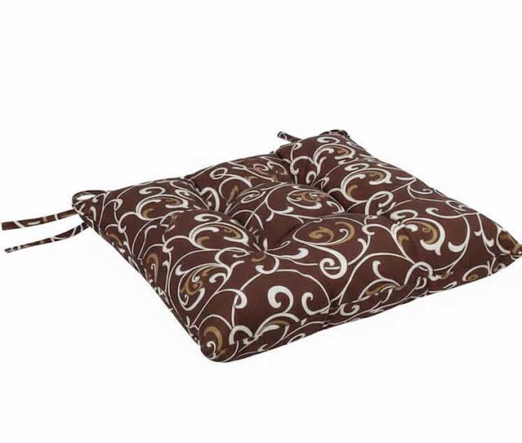 Jastuk Za Stolicu - Sedalica 1 kom. 50x50 cm BROWN ORNAMENT