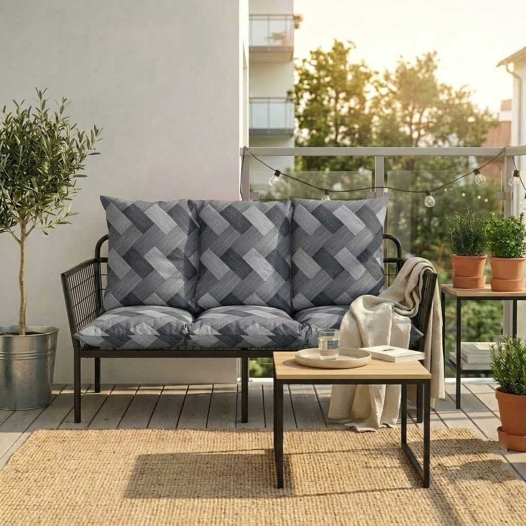 Jastuk Za BaštenskI Dvosed 100x50x50 cm TRICOT-BL