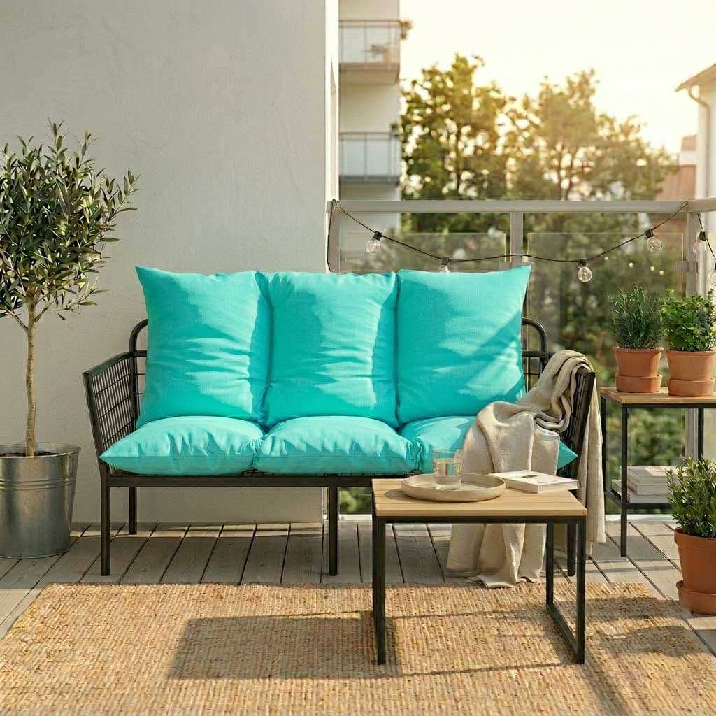 Jastuk Za BaštenskI Dvosed 100x50x50 cm TURQUOISE