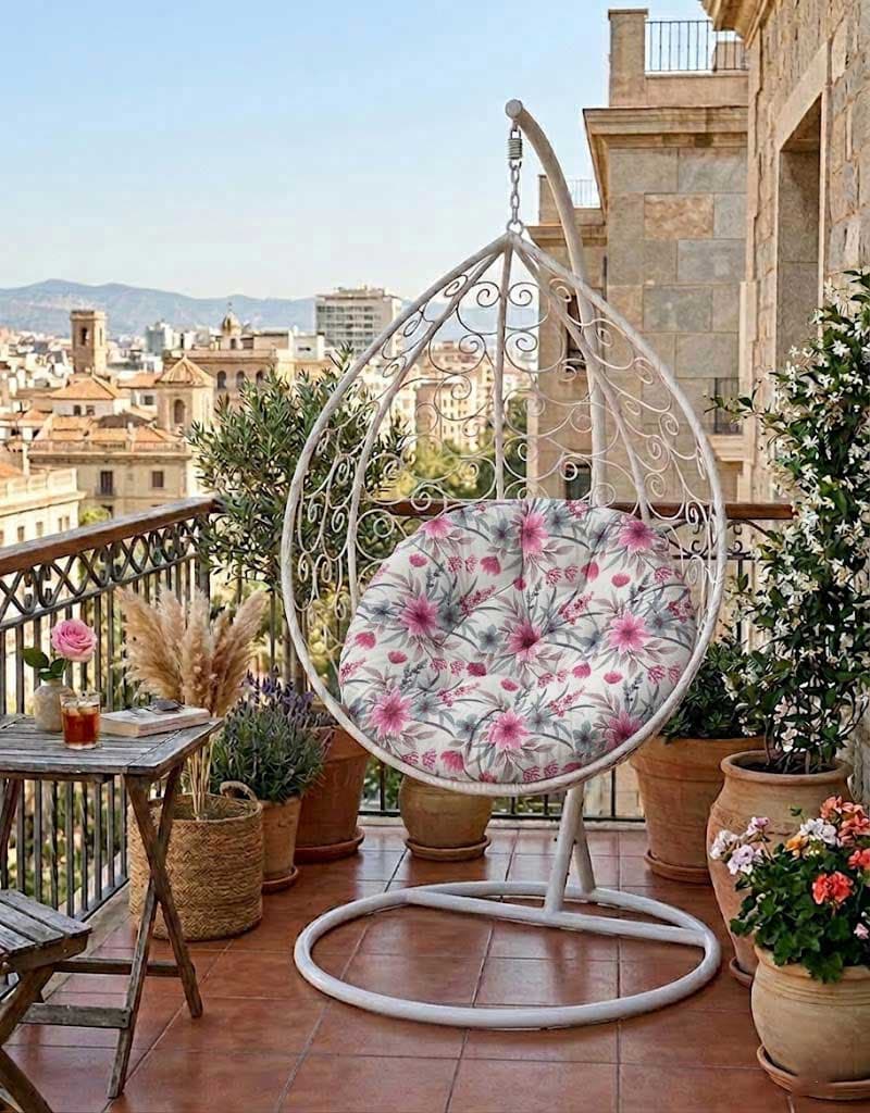 Jastuk 140cm Za Gnezdo Baštensku Ljuljašku PINK SPRING
