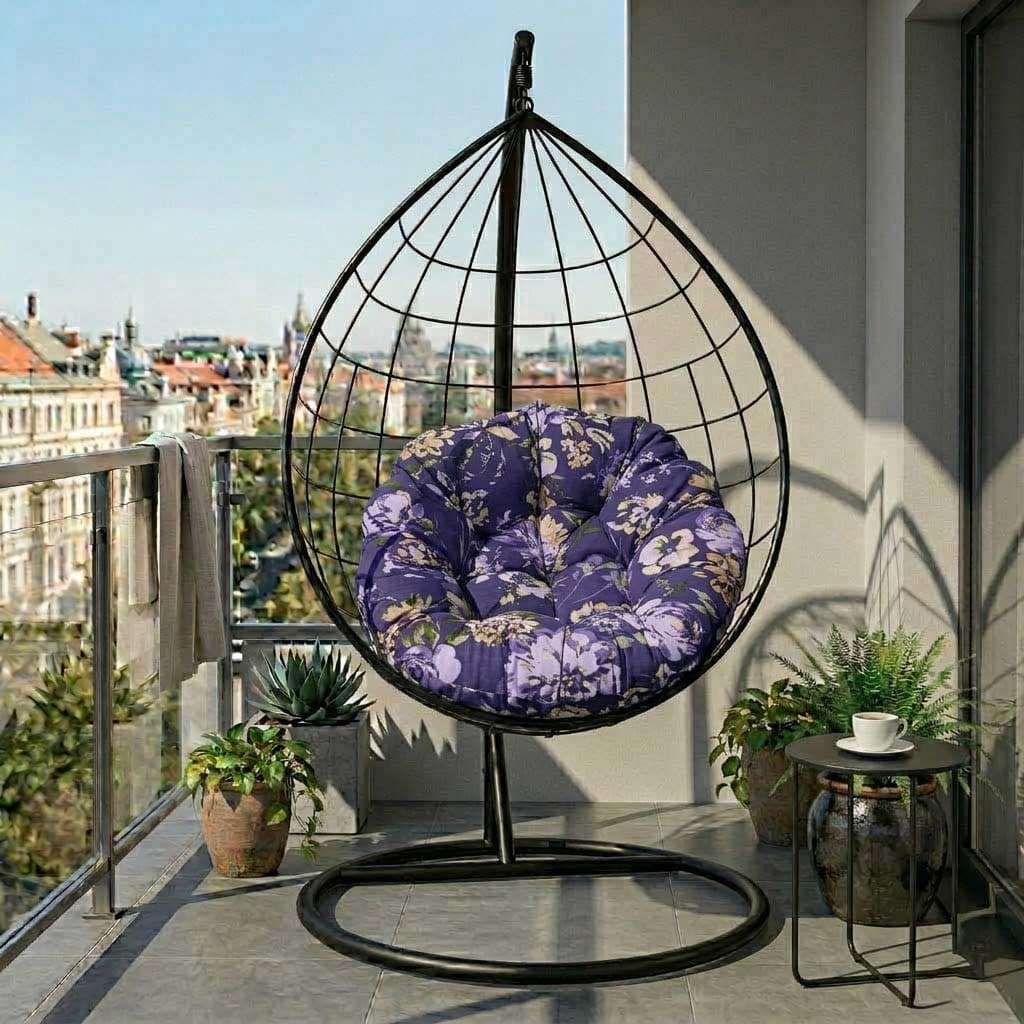 Jastuk 100cm Za Gnezdo Baštensku Ljuljašku VIOLET RETRO