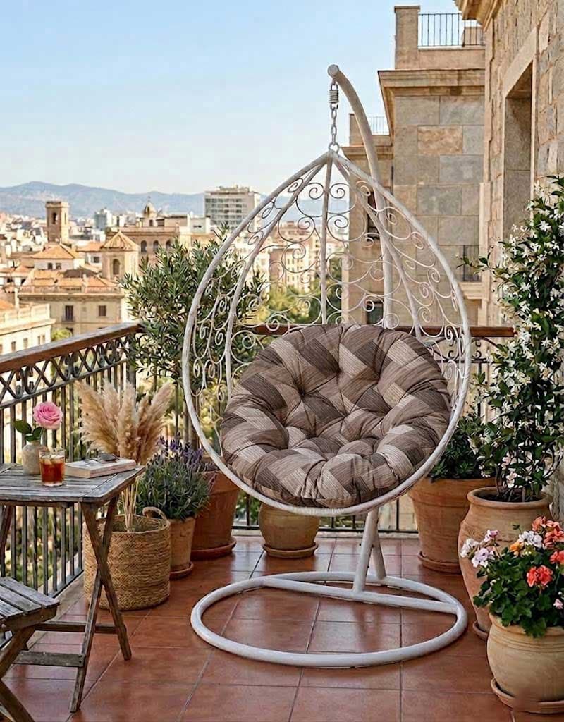 Jastuk 120cm Za Gnezdo Baštensku Ljuljašku TRICOT-BR