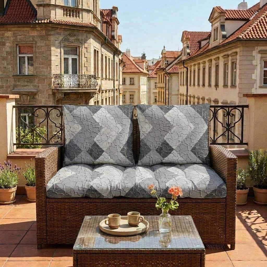 Jastuci za baštenski dvosed 100x50x50cm GREY STONE