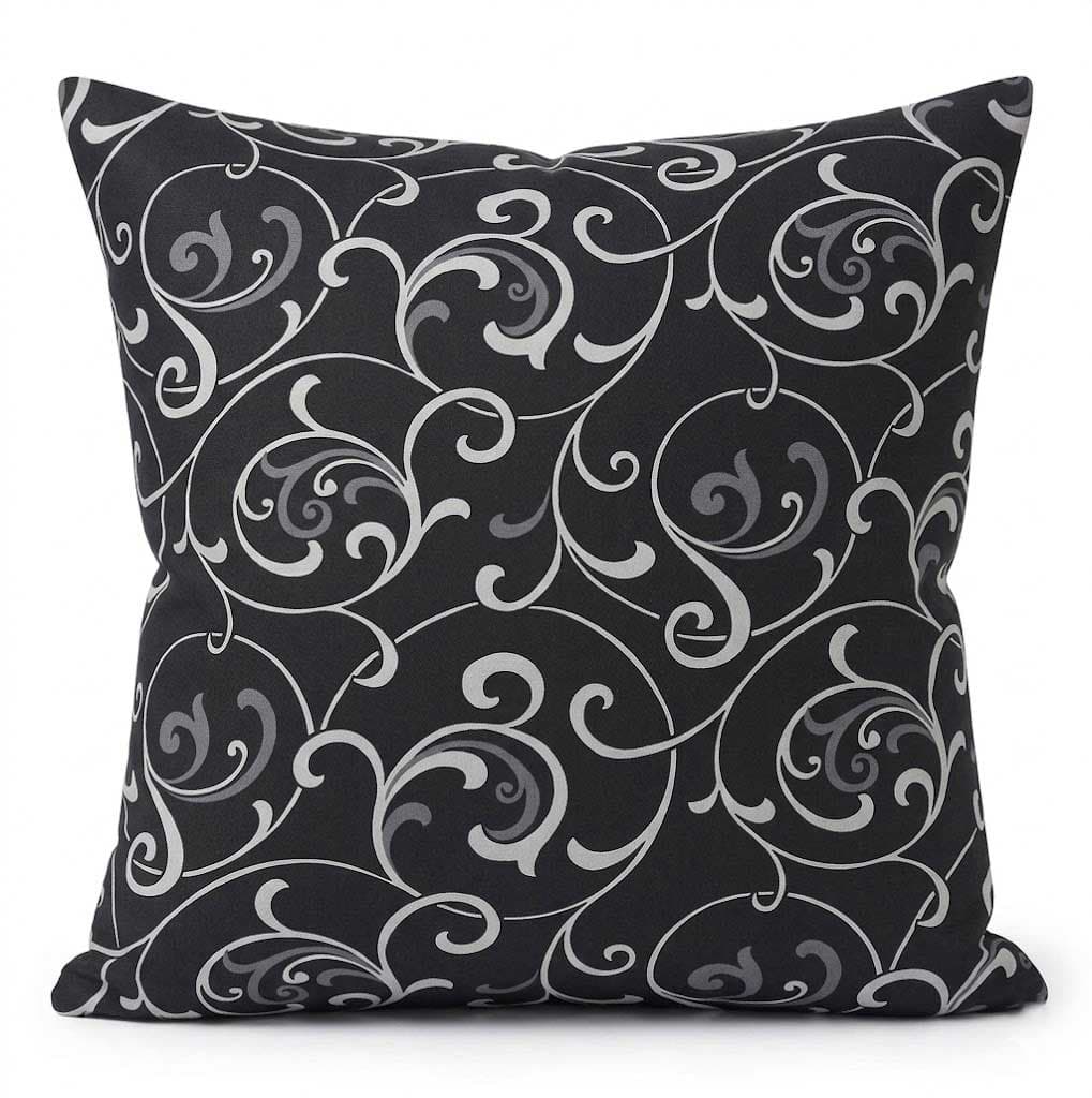 Pamučni dekorativni jastuk 40X40cm 1 komad BLACK ORNAMENT