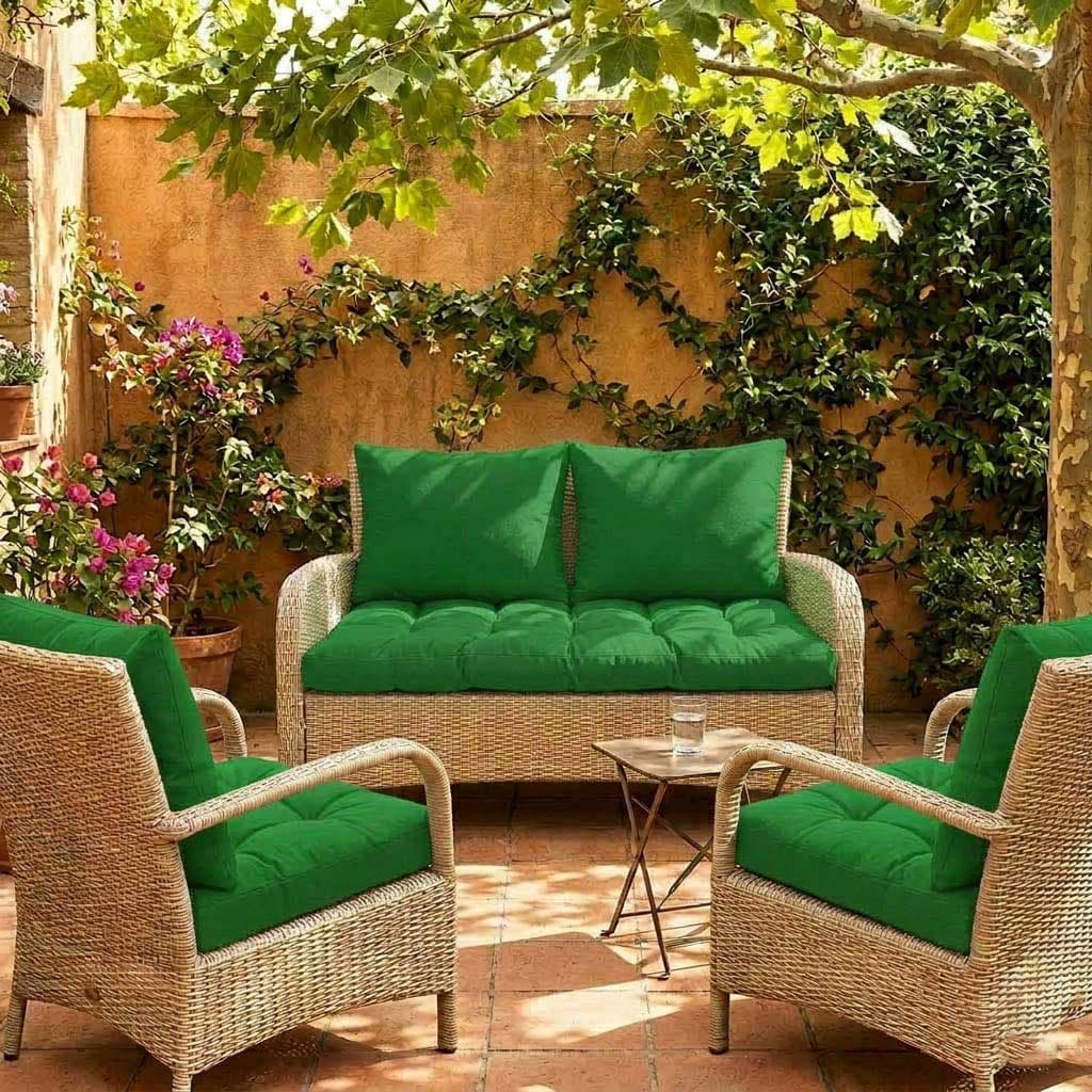 Jastuci Za Baštensku Garnituru - Dvosed 120cm i Dve Fotelje GREEN