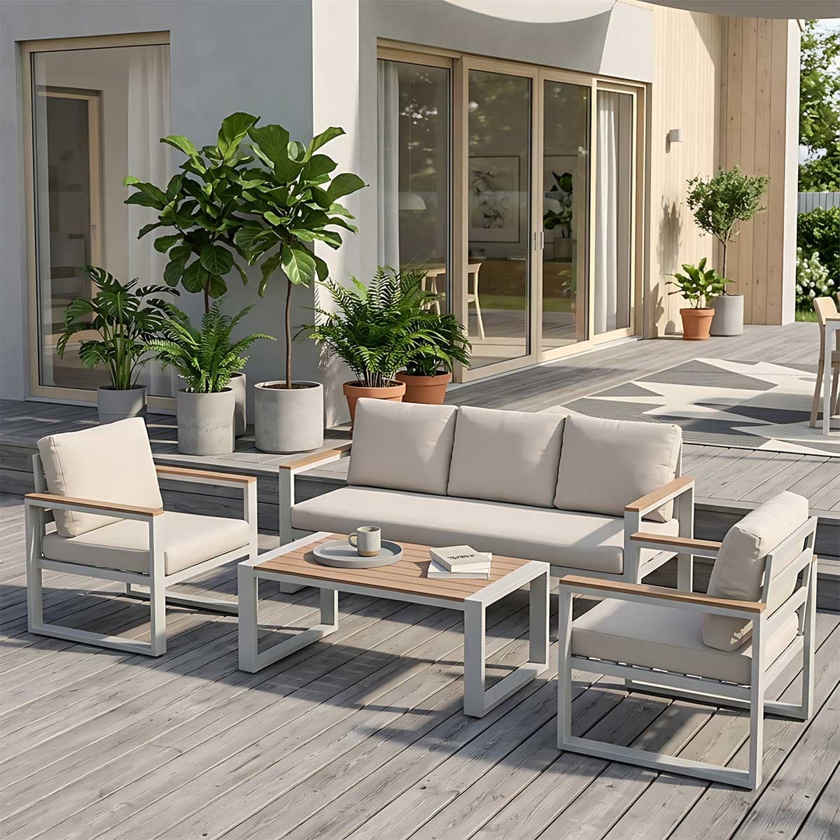 Lounge garnitura Abia - Trosed, 2 Fotelje i Sto