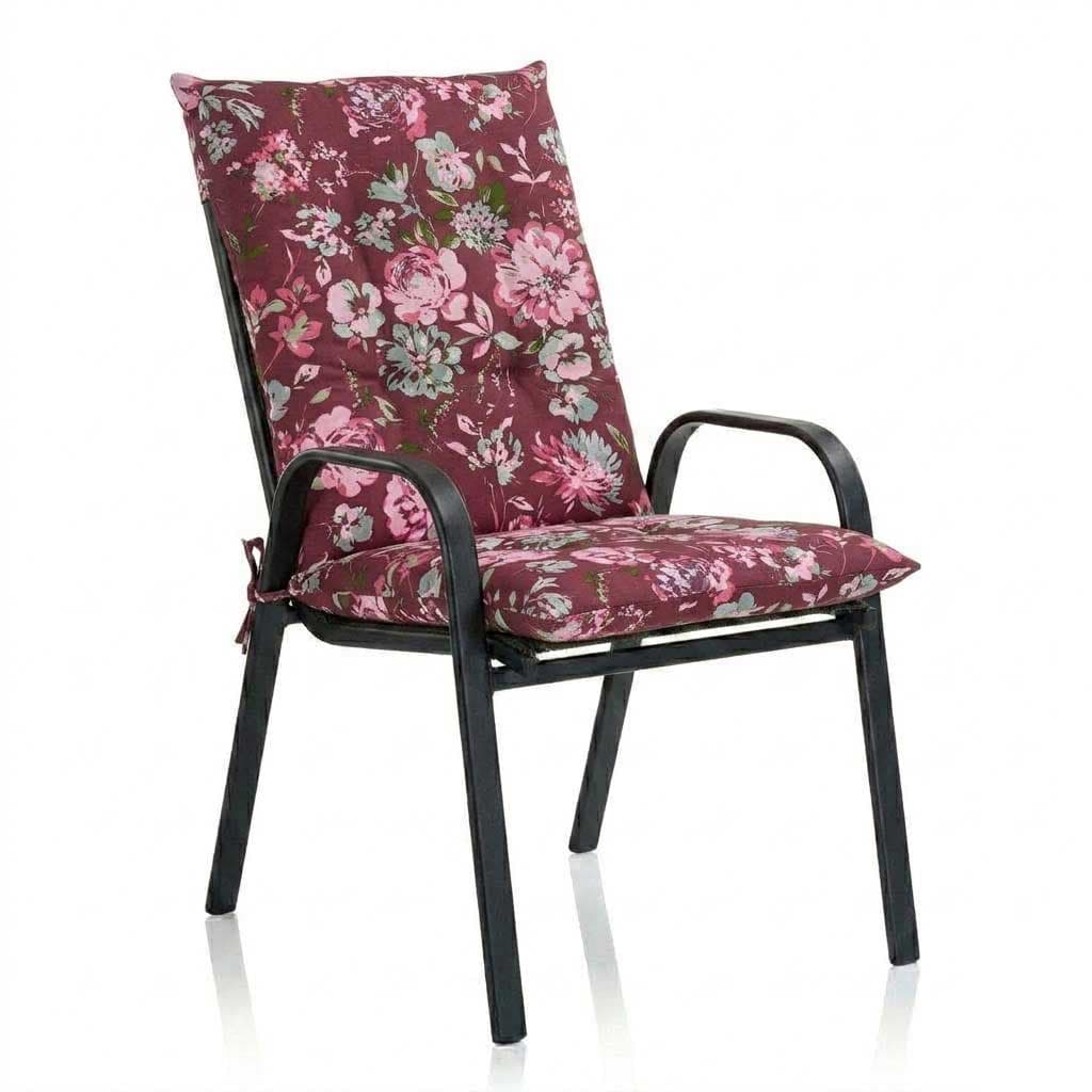 Jastuk Za Stolicu Sa Višim Naslonom 1 kom. 50x110 BORDEAUX RETRO