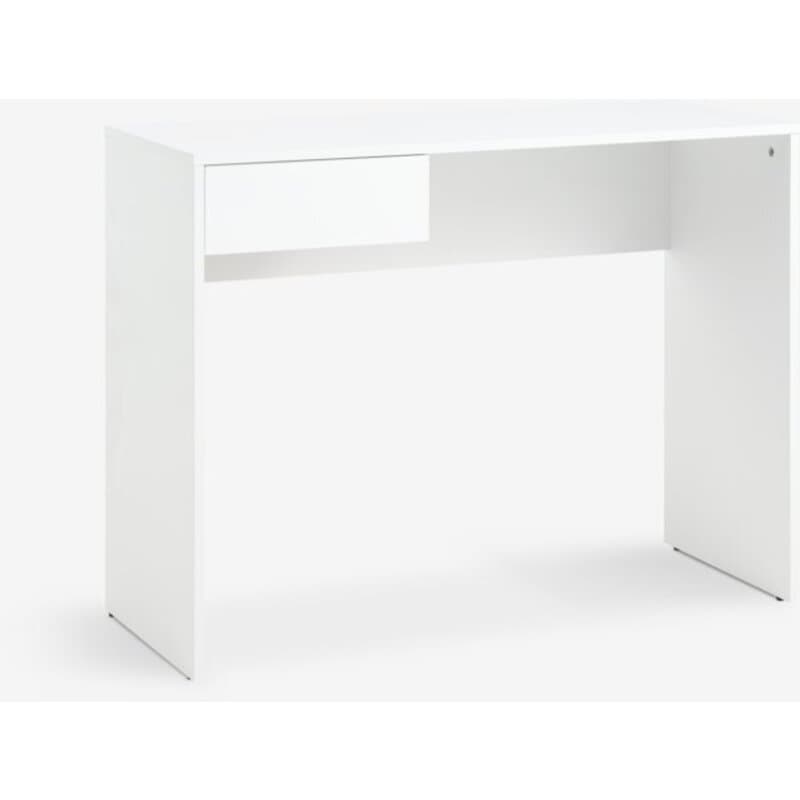 Radni sto 40x100 cm, 1 fioka, bela