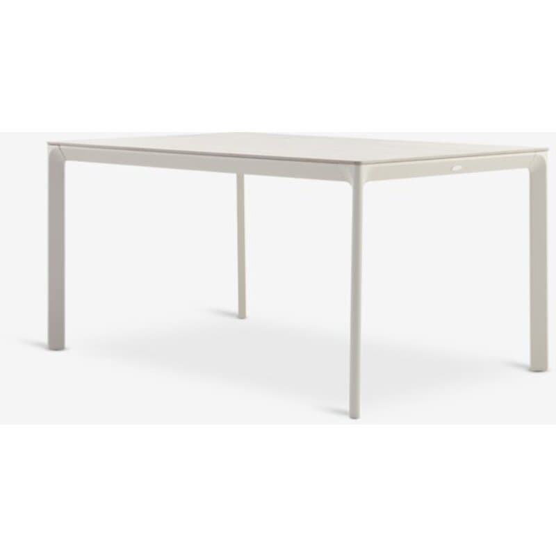 Baštenski sto 95x150 cm, bež – aluminijum i sinterovani kamen