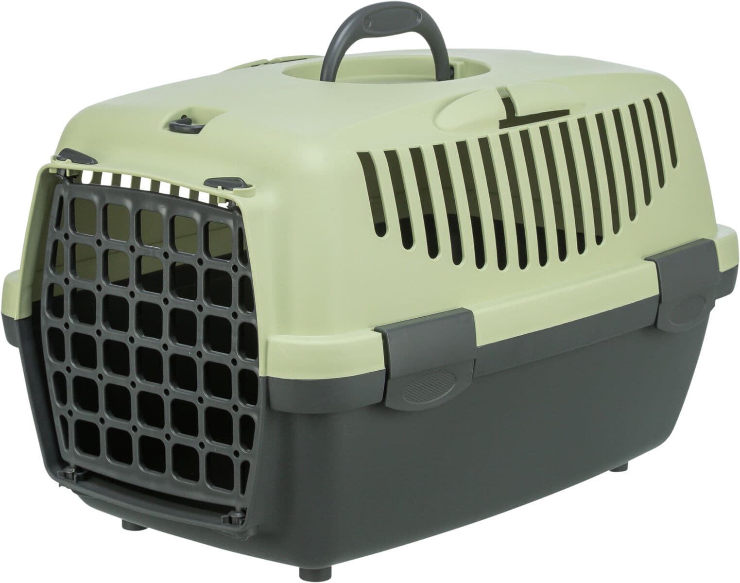 Transporter za mačke i male pse do 6kg Capri 1 vel.XS dark grey/pastel green TRIXIE 398110