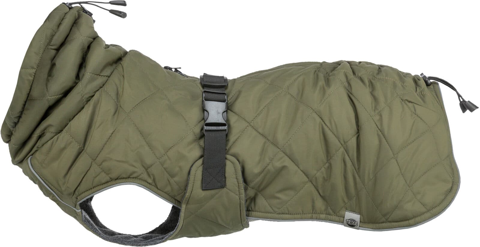 Jakna za pse Minot olive green leđa 80cm TRIXIE 679909