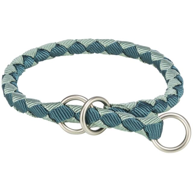 Ogrlica poludavilica za pse 35-41cm Cavo petrol/sage TRIXIE 143732