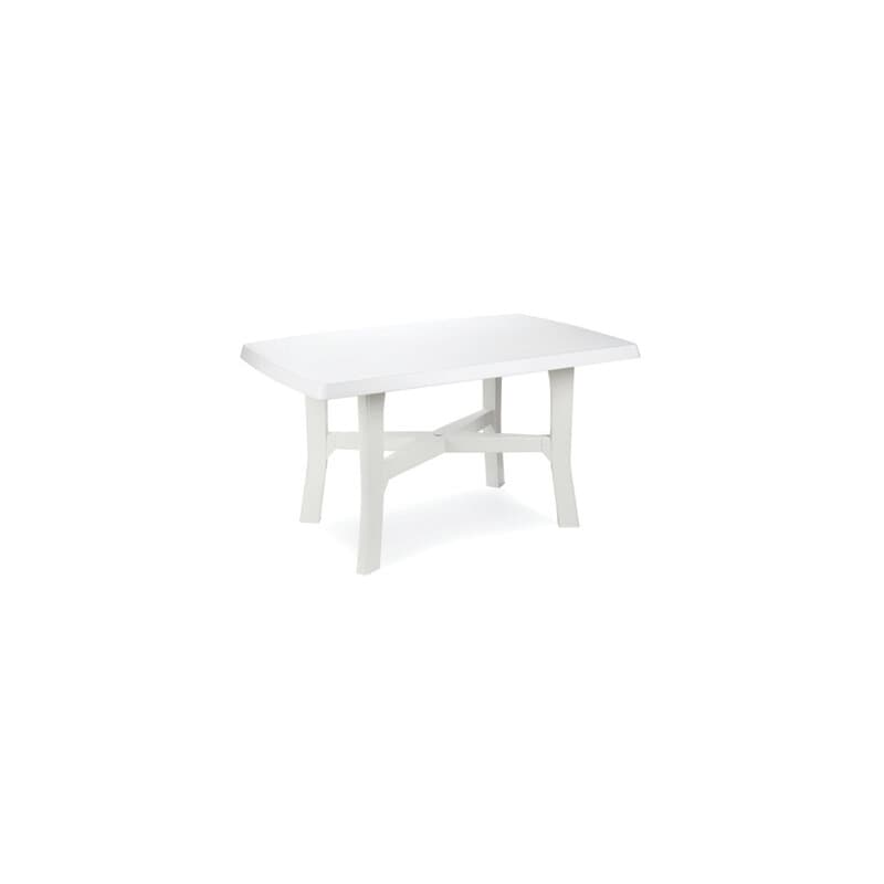 Baštenski sto Rodano 138x88x72cm, beli - plastični