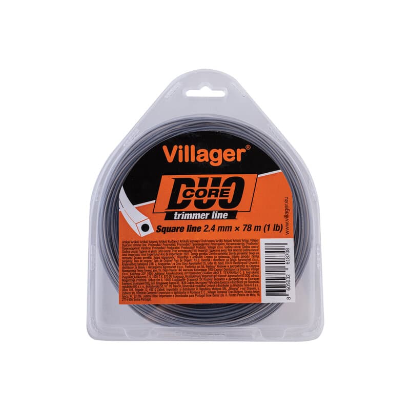 Villager silk za trimer 3.0mm x 260m, Duo Core četvrtasta nit