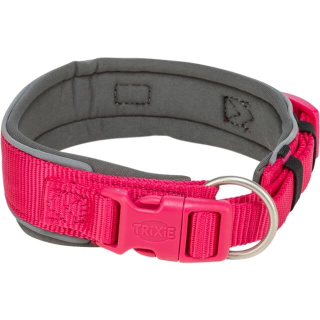 Ogrlica za pse 27-35cm Premium extra wide fuchsia TRIXIE 1995511