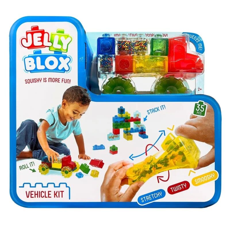 Jelly Blox Vehicle Kit - Gumene Kocke za Sastavljanje Vozila