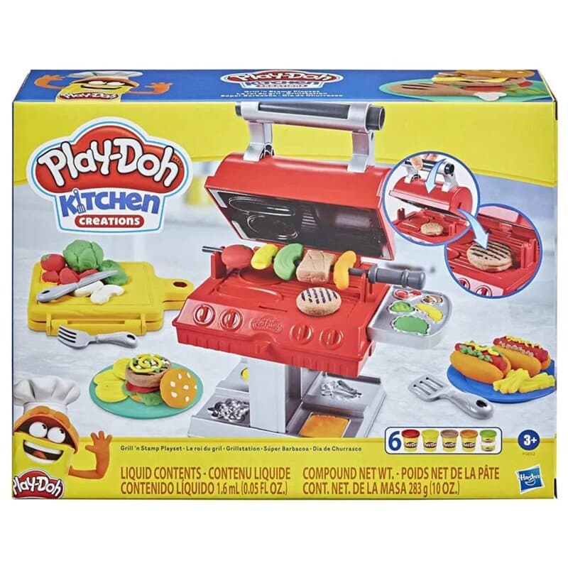 Play-Doh Grill N Stamp set za modelovanje – roštilj
