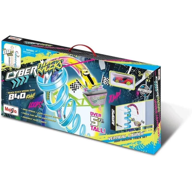 Maisto Cyber Racers Door Hoop – Trkačka Staza za Vrata sa Autićem na Povlačenje