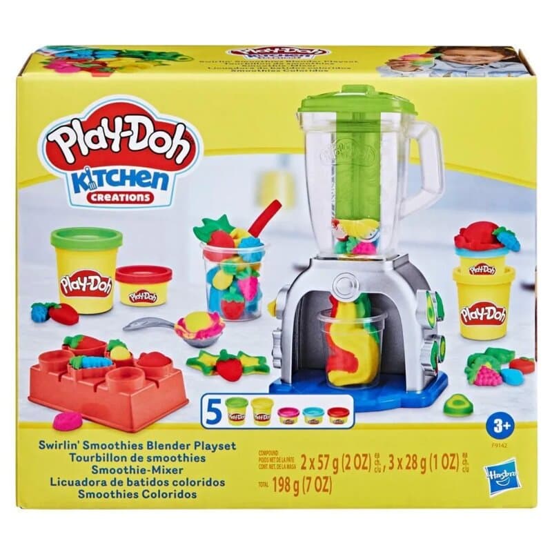 Play-Doh Svirlin' Smoothies Blender Playset – set za pravljenje smutija