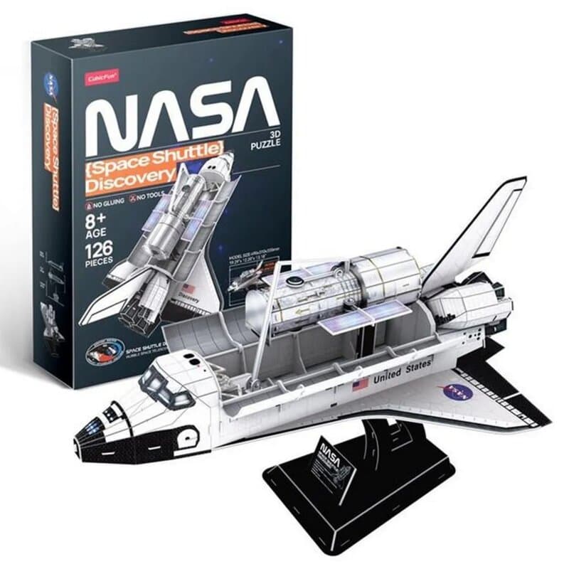 CubicFun 3D Maketa Space Shuttle Discovery, 126 delova