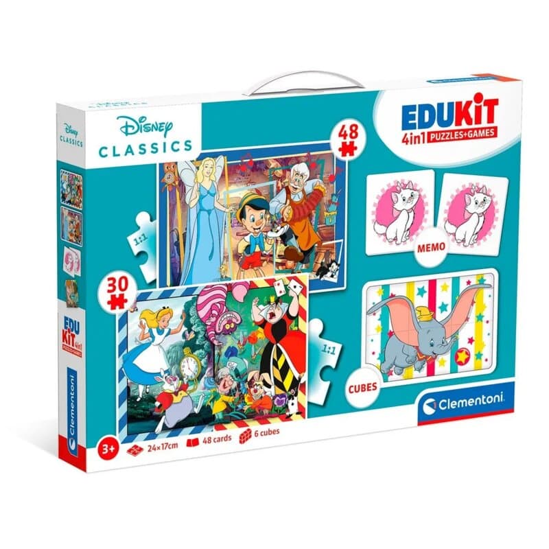 Clementoni Edukativni Set Puzli 4u1 Disney Classics