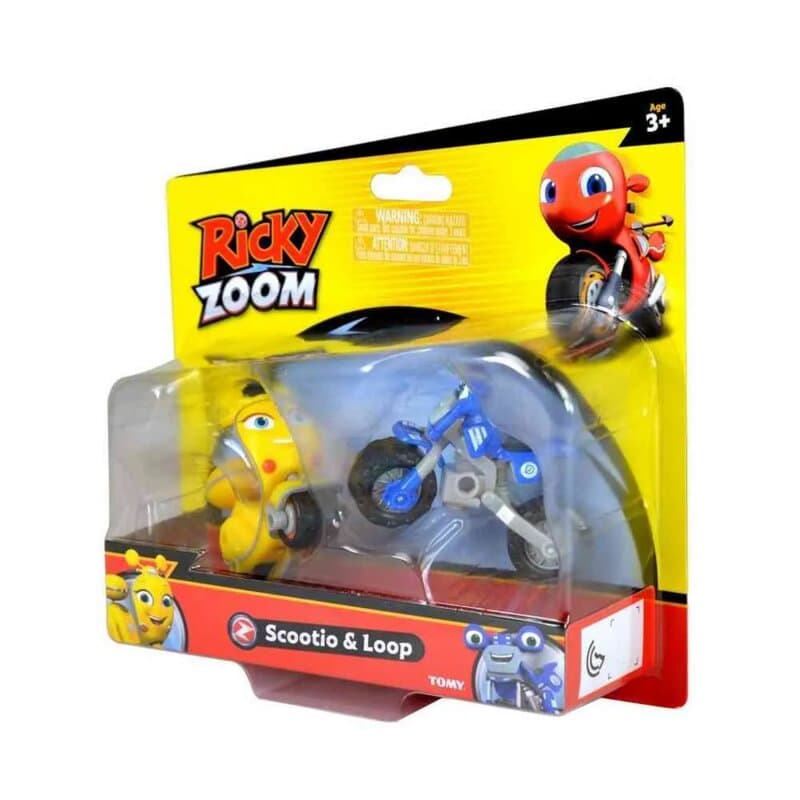 Ricky Zoom Set Motori Scootio & Loop – 2 Skutera za Decu