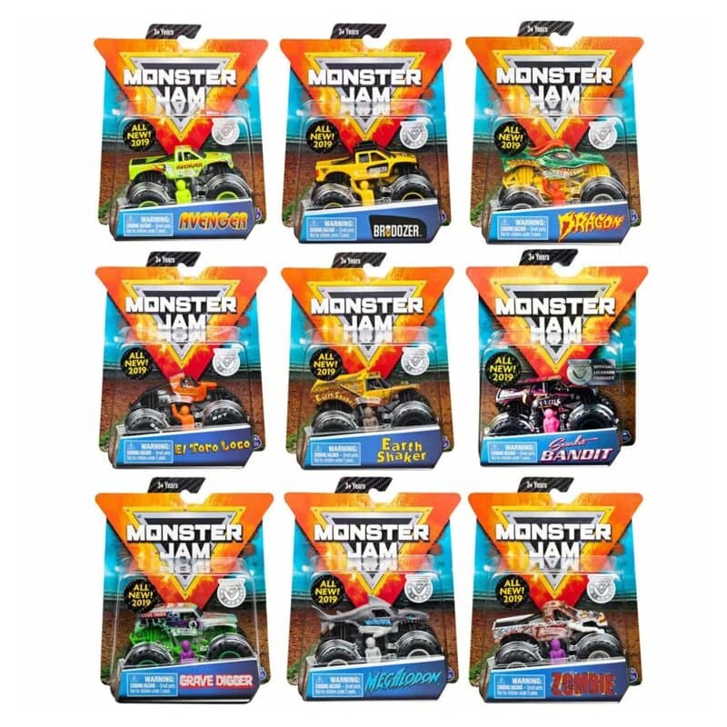 Monster Jam Maxi vozilo 1:64 - metalni automobilčić