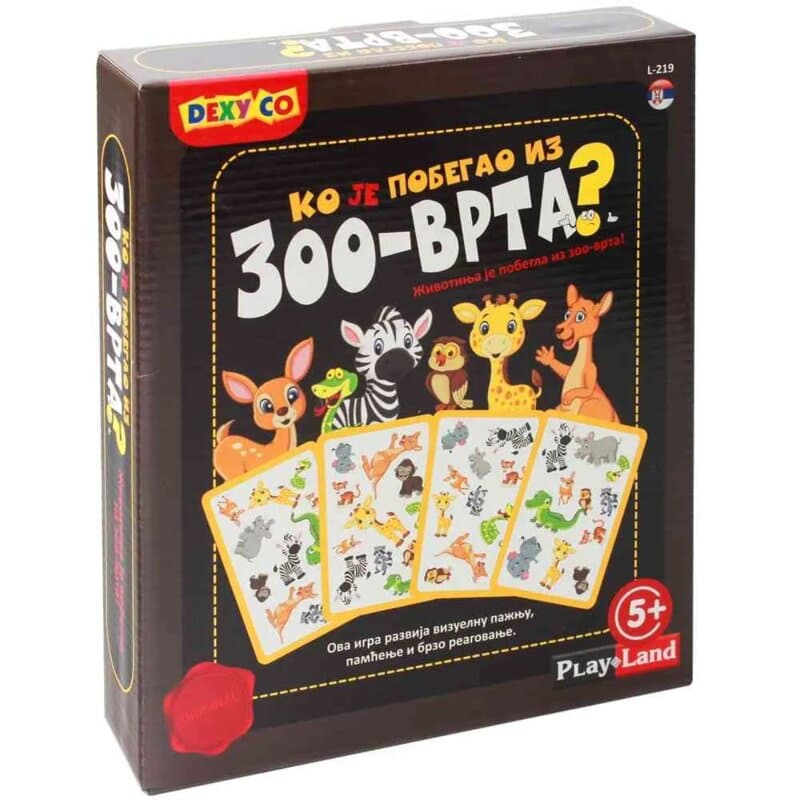 Play Land edukativna igra pamćenja Ko je pobegao iz zoo vrta