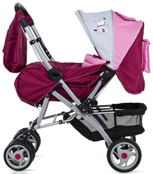 Chipolino Baby Max kolica Leo raspberry