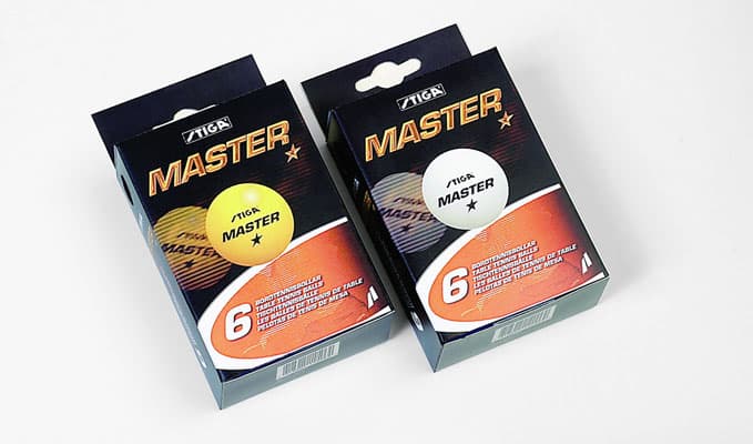 Loptice za stoni tenis 1/6 Stiga Master 1 Star White 514006