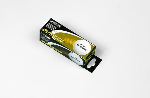 Loptice za stoni tenis Stiga Outdoor White 1/3 519003