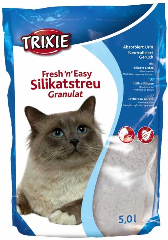 Pesak za mačke Trixie Fresh n Easy - silikatni 5l