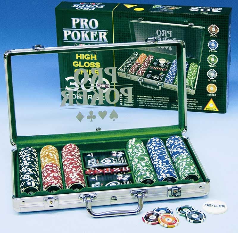 Piatnik Pro Poker Set - 300 Žetona 07-790393