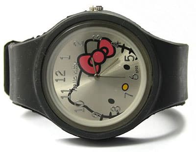 Hello Kitty Ručni časovnik 5708 silicone black