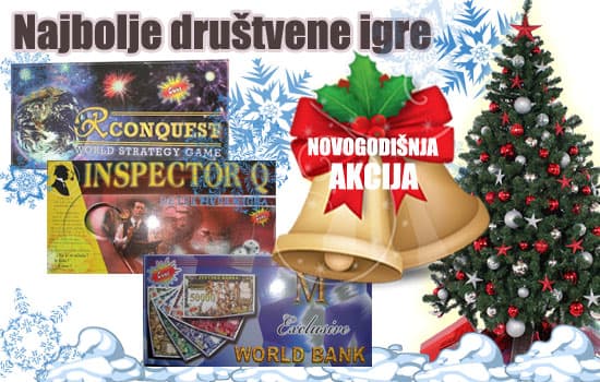 Novogodišnji komplet društvenih igara