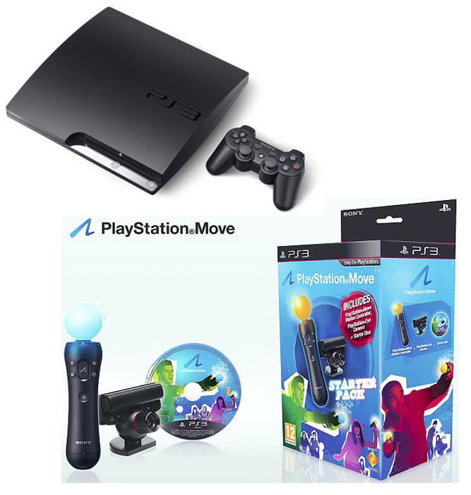 Sony Playstation 3 320 GB + Move Starter Pack