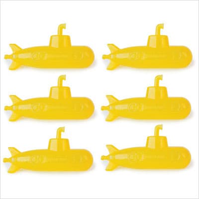 Kikkerland Modle za led Yellow Submarine set od 6 CU28 