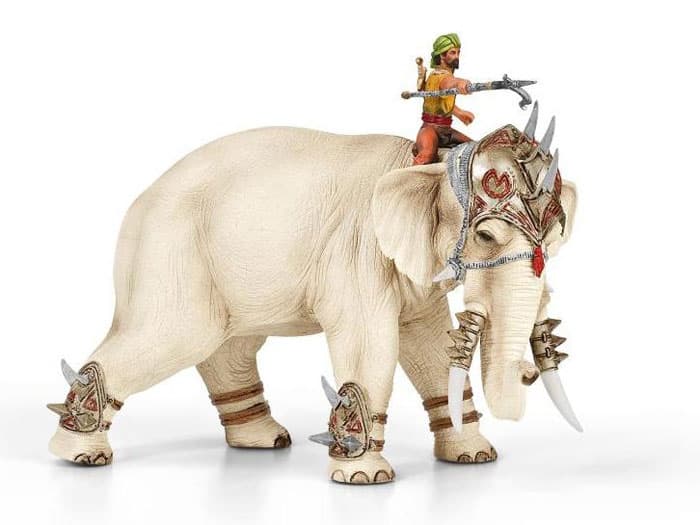 Schleich Svet Istorije - Moćni ratni Slon Sa Jahačem 70063