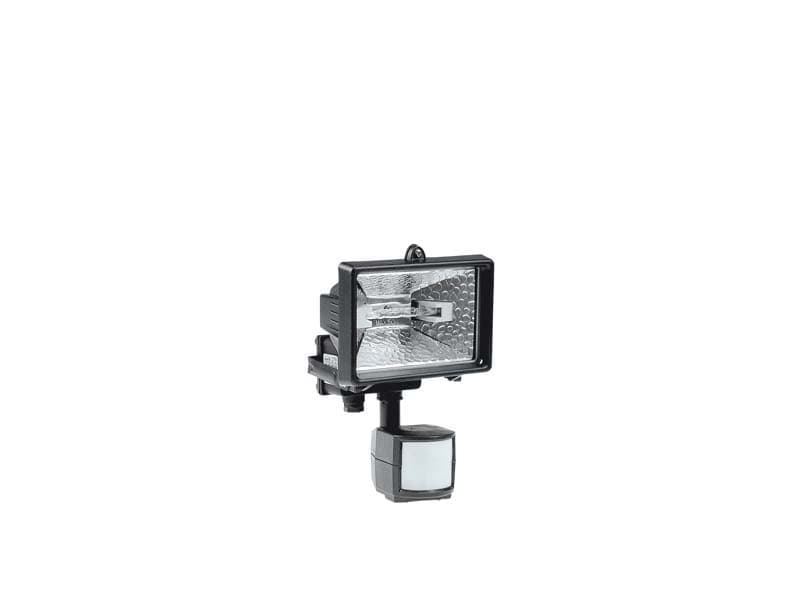 Halogeni reflektor s detektorom pokreta,150 W, IP44, crni