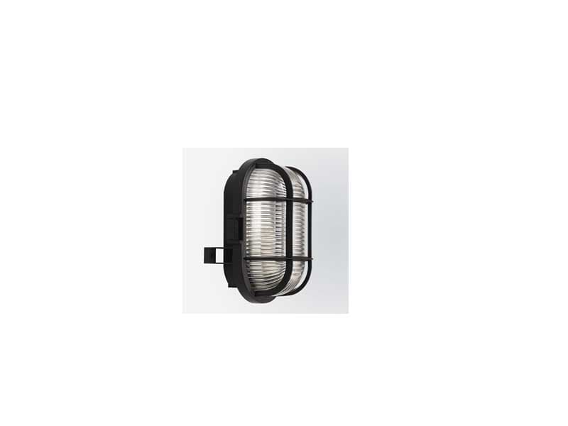 Brodska svetiljka s grlom E27 230 V ~ 60 W, crna