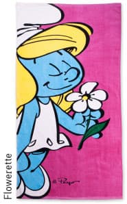 Štrumfovi Peškir za plažu - Flowerette 100096