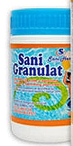Univerzalno sredstvo za dezinfekciju otvorenih i zatvorenih bazena 250 gr Sani Granulat