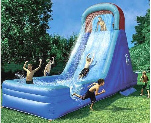 Aqua Park za Dvorište Six Flags® Banzai Slide Play Center
