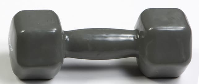 Jednoručni PVC teg 4KG